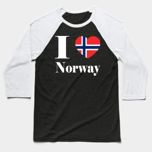 Love Norway Baseball T-Shirt